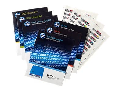 HPE Ultrium 4 RW Bar Code Label Pack - Strekkodeetiketter - for HPE MSL2024, MSL4048; 1/8 G2 Tape Autoloader; LTO-4 Ultrium; StoreEver Ultrium 1840