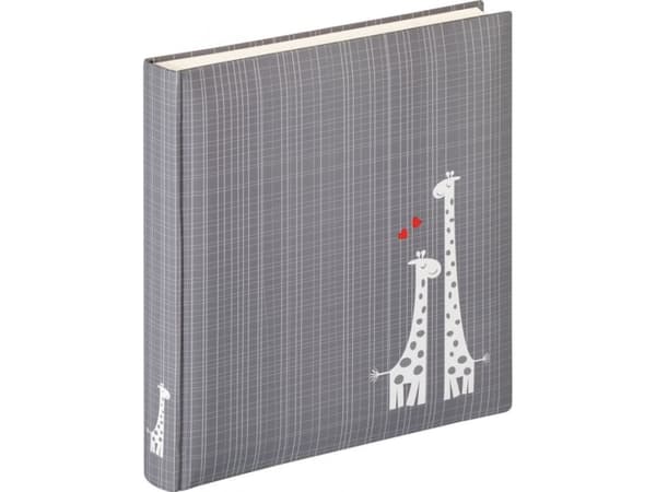 Walther Design Baby Giraff Fotoalbum Grå - Vit 50 ark (UK-143)
