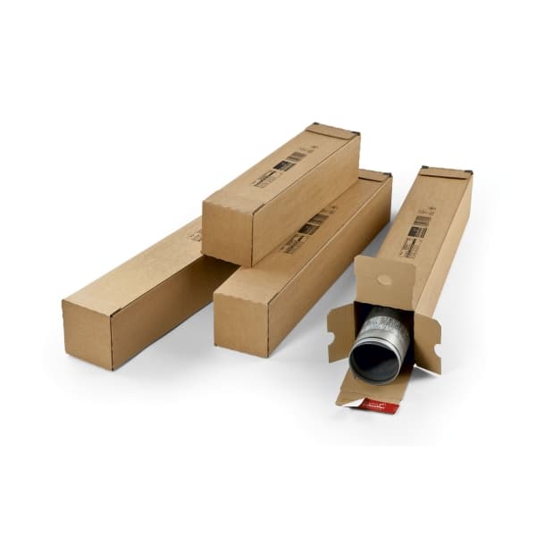 Plakatæske ColomPac, firkantet, 610 x 108 x 108 mm, brun, bundt a 10 stk.