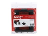 Badgy - Svart / monokrom - skrivebåndskassett - for Badgy 100, 200; Evolis Primacy 2 Simplex Expert