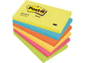 Miniatyrbild 3 av 5: Post-it® Notes Energetic-farver, 6 blokke, 76 mm x 127 mm, 100 ark pr. blok