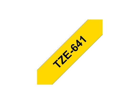 Brother TZE641 etikett-tejp Svart på gul TZe