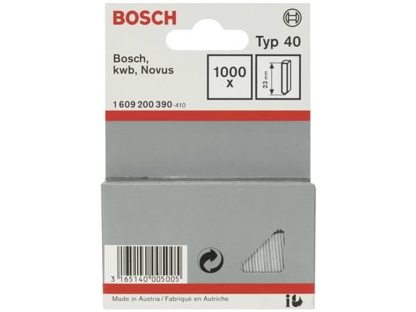 Bosch STIFT TYPE 40 23MM 1000 STK
