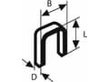 Pikkukuva 2 / 3: Bosch CLAMP 1.2/18G 15MM 5000 kpl