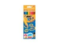 Färgpenna BIC Jumbo Kids Supersoft ass. färger (box med 8 st)