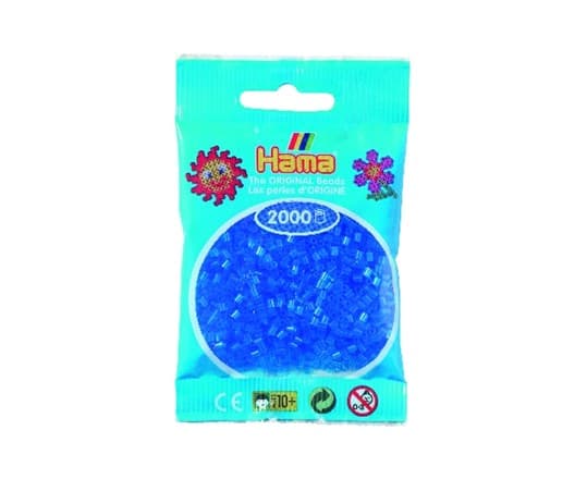 Hama mini perler true blå (2000 stk) - No. 501-15