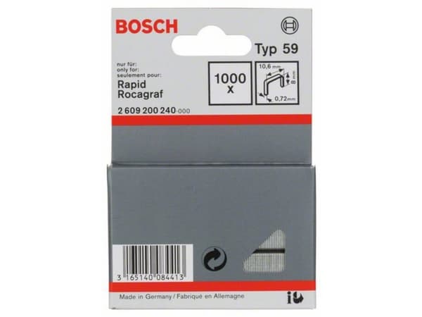 Bosch KLIPPE TYPE 59 8MM 1000 STK