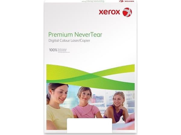 Xerox Premium NeverTear - Polyester - 95 mikroner - sterkt hvitt - A4 (210 x 297 mm) - 125 g/m² - 100 ark papir - for DocuColor 30 CP, 30 Pro, 40, 40