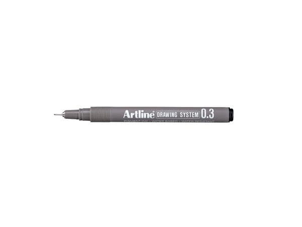 Fineliner Artline Drawing Pen EK233, 0,3 mm, sort