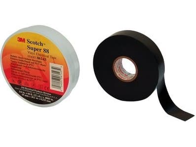 3M 80610139521, 1 stykker, Sort, 600 V, 6 m, 19 mm, 0,22 mm