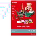 Canon MP-101 - Matt - A4 (210 x 297 mm) 50 ark fotopapir - for PIXMA iP90, iX7000, MG8250, MP490, MP550, MP560, MP960, MX330, PRO-1, PRO-10, 100, TS7