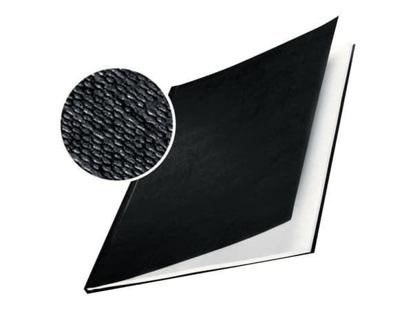 Tekstilomslag 21mm sort pk/10