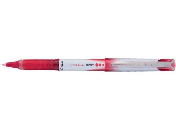 Rollerpen, Pilot V-Ball Grip, 0,5 mm, rød