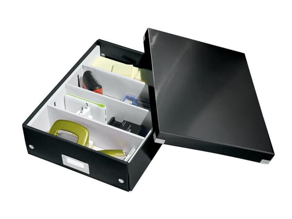 Leitz 60580095, Polypropeeni (PP), Musta, Kirjekuori, Kirjain, Note, Paperi, Picture, 880 g, 280 x 370 x 100 mm