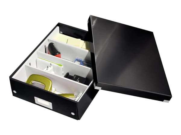 Leitz 60580095, Polypropeeni (PP), Musta, Kirjekuori, Kirjain, Note, Paperi, Picture, 880 g, 280 x 370 x 100 mm