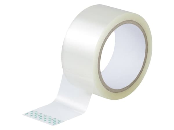 TOOLCRAFT 93038c182 93038c182 Emballagetape Transparent (L x B) 50 m x 48 mm 1 stk