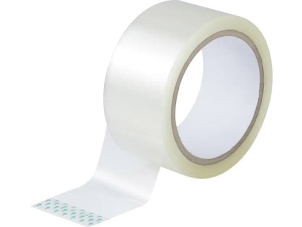 TOOLCRAFT 93038c182 93038c182 Emballagetape Transparent (L x B) 50 m x 48 mm 1 stk