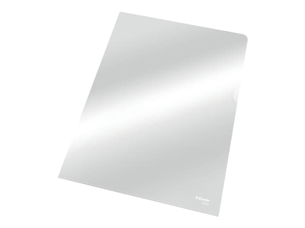 Esselte - L-formad mapp - för A4 - transparent (paket om 100)