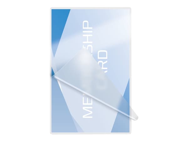GBC Card Laminating Pouch - 250 mikron - 100-pack - glättat - 65 x 95 mm lamineringsfickor