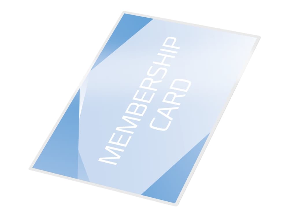GBC Card Laminating Pouch - 250 mikron - 100-pack - glättat - 65 x 95 mm lamineringsfickor