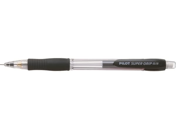 Stiftblyant Pilot Supergrip H185 0,5 sort (stk.)