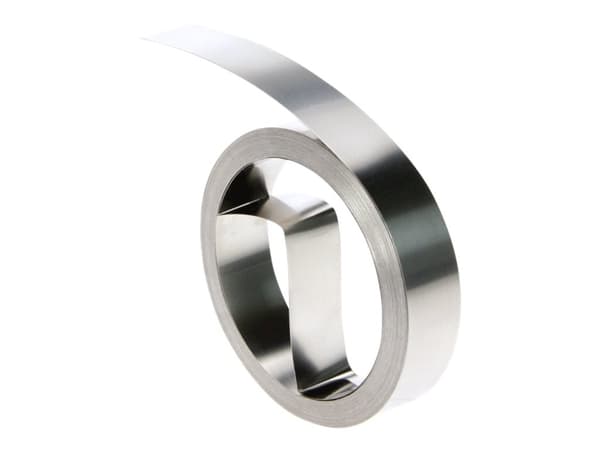 Metalbånd DYMO® rustfri 12mm x 6,4m til prægetang M-1011, Rhino M1011