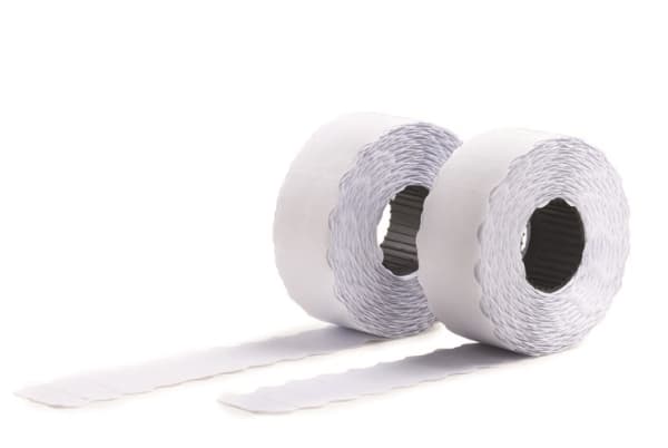 Avery PLR1226, Valkoinen, Hintalappu, Paperi, 26 mm, 12 mm, 15000 kpl