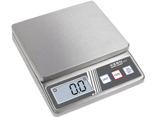 Kern FOB 500-1S Brevvægt Vejeområde 0.5 kg Aflæsningsnøjagtighed 0.1 g Batteridrevet Sølv