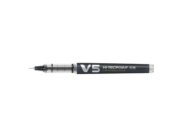 Rollerpen, Pilot Hi-Tecpoint V5, 0,5 mm, sort