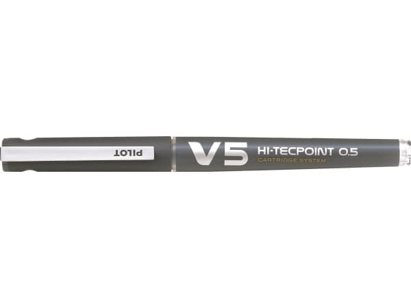Rollerpen, Pilot Hi-Tecpoint V5, 0,5 mm, sort