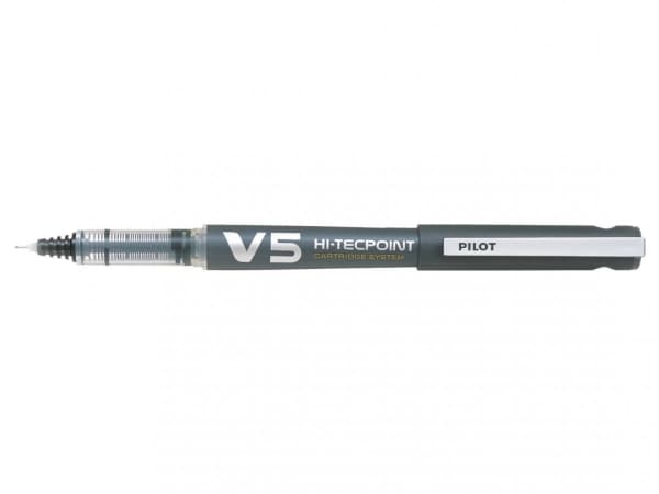 Rollerpen, Pilot Hi-Tecpoint V5, 0,5 mm, sort