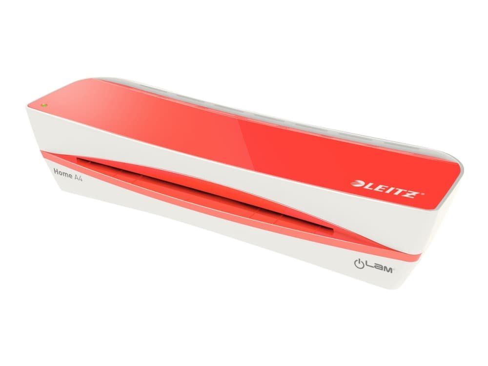 Leitz iLAM Laminator Home A4 Lamineringsmaskin för termisk laminering Röd, Vit