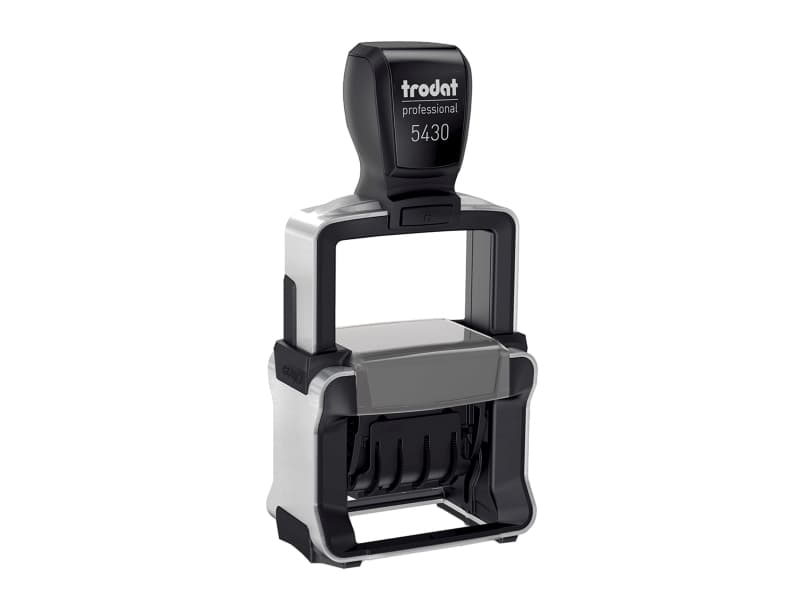 Stempel Trodat 5430L dato m/7 tekster t/tekstplade Prof. 4.0