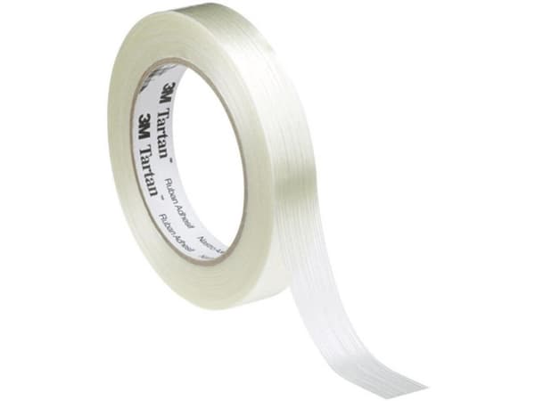 3M Filament-Klebeband Tartan&trade, (L x B) 50 m x 19 mm Transparent Bi-axial gereckter Polypropyle (KT-0000-4031-3)