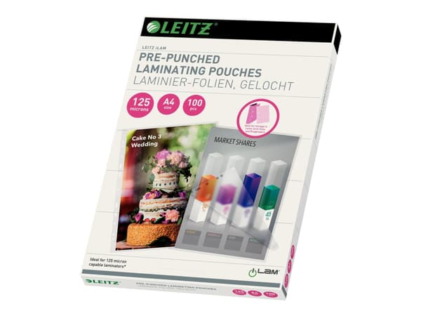 Leitz iLAM - Glättat, CrystalClear - A4 (210 x 297 mm) lamineringsfickor - för Leitz iLAM touch A3 turbo, iLAM touch A4 turbo