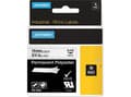 Pikkukuva 4 / 5: DYMO Rhino - Polyesteri - sort på hvid - Rulla (1,9 cm x 5,5 m) 1 kassette(r) permanentti teippi - Rhino 4200, 6000, 6000 Hard Case Kit -laitteisiin