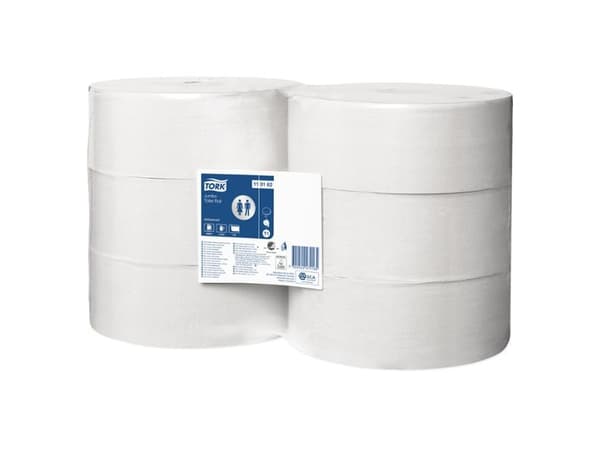 Toiletpapir Tork T1 Advanced Jumbo 1-lag 500m (karton á 6 ruller)