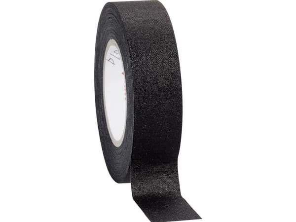 Coroplast 16781 16781 Tekstiiliteippi Musta (L x S) 10 m x 19 mm 10 m 10 m