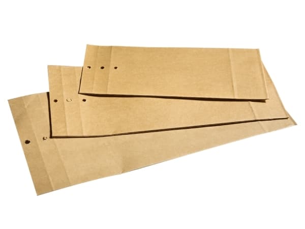 BONG ProPack D17 - Kirjepussi - laajennettava - 135 x 350 mm - neliö - avoin pää - solki - ruskea - 250 kpl pakkaus