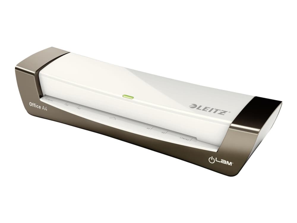 Leitz iLAM Laminator Office A4 Lamineringsmaskin för termisk laminering 400 mm/min Silver, Vit