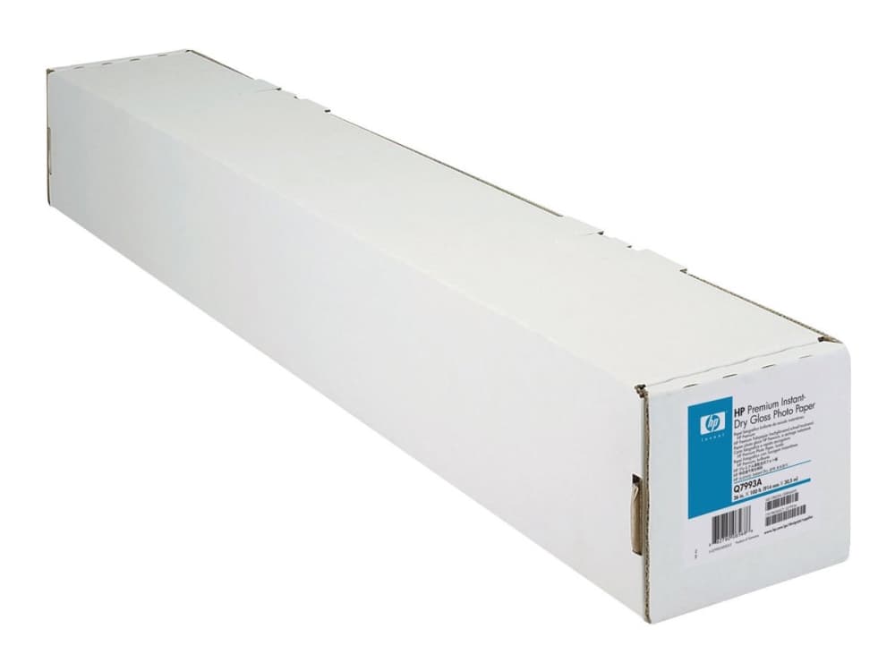 HP Premium Instant-dry Gloss Photo Paper-914 mm x 30.5 m (36 in x 100 ft) fotopapper