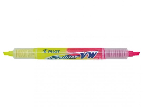 Pilot Spotliter VW Begreen - Dobbelsidig markør - fluorescerende gul, fluorescerende rosa - 1-3.3 mm - medium
