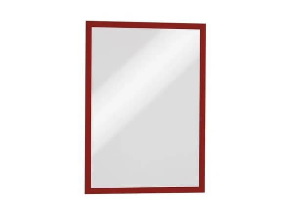Skilt Durable DURAFRAME® MAGNETIC A3 rød ramme - (5 stk.)
