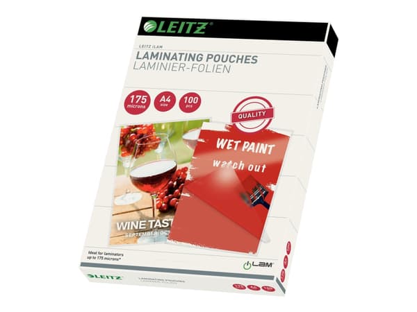 Leitz Heat Activated - Glättat - A4 (210 x 297 mm) lamineringsfickor - för Leitz iLAM touch A3 turbo, iLAM touch A4 turbo