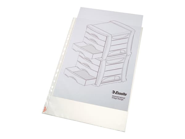 Plastlommer A3 Esselte Premium 0,08 mm højformat præg - (50 stk.)