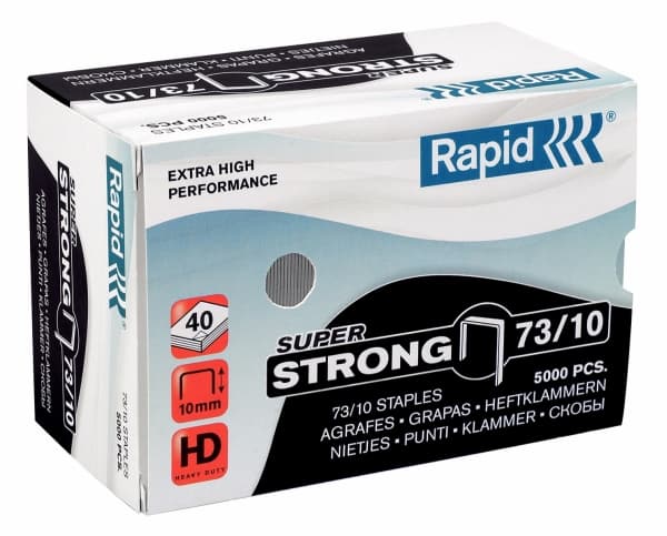 Hæfteklamme Rapid SuperStrong 73/10 - (5000 stk.)