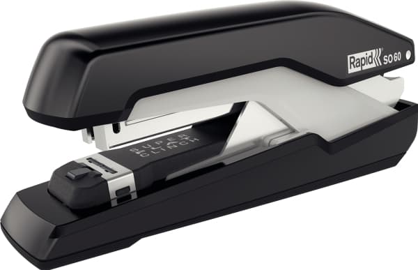 Hæftemaskine Rapid Supreme Omnipress Fullstrip SO60 sort til 60 ark