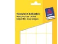 Avery Multi-Purpose Labels 3362 - Självhäftande - vit - 31 x 77 mm 224 stk etiketter