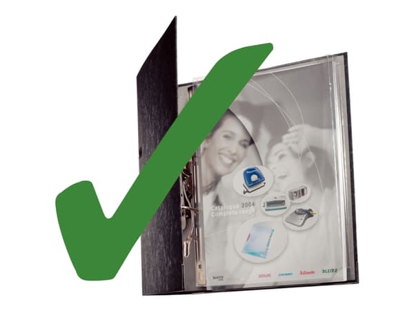 Leitz - Arkskyddare - expanderar - för A4 - kapacitet: 200 ark - transparent (paket om 3)