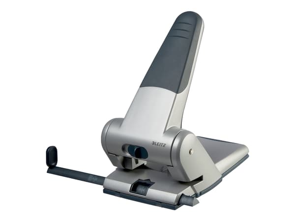 Leitz - Hullstanser - robust - 65 ark / 65 mm - presstøpt aluminiium - sølv